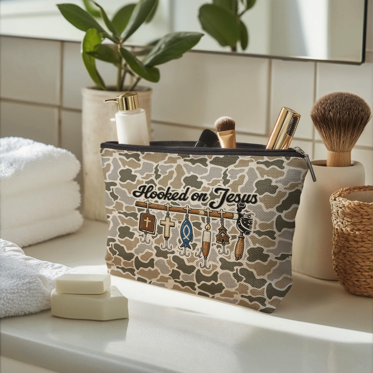 Mallard Duck Camo Makeup Bag