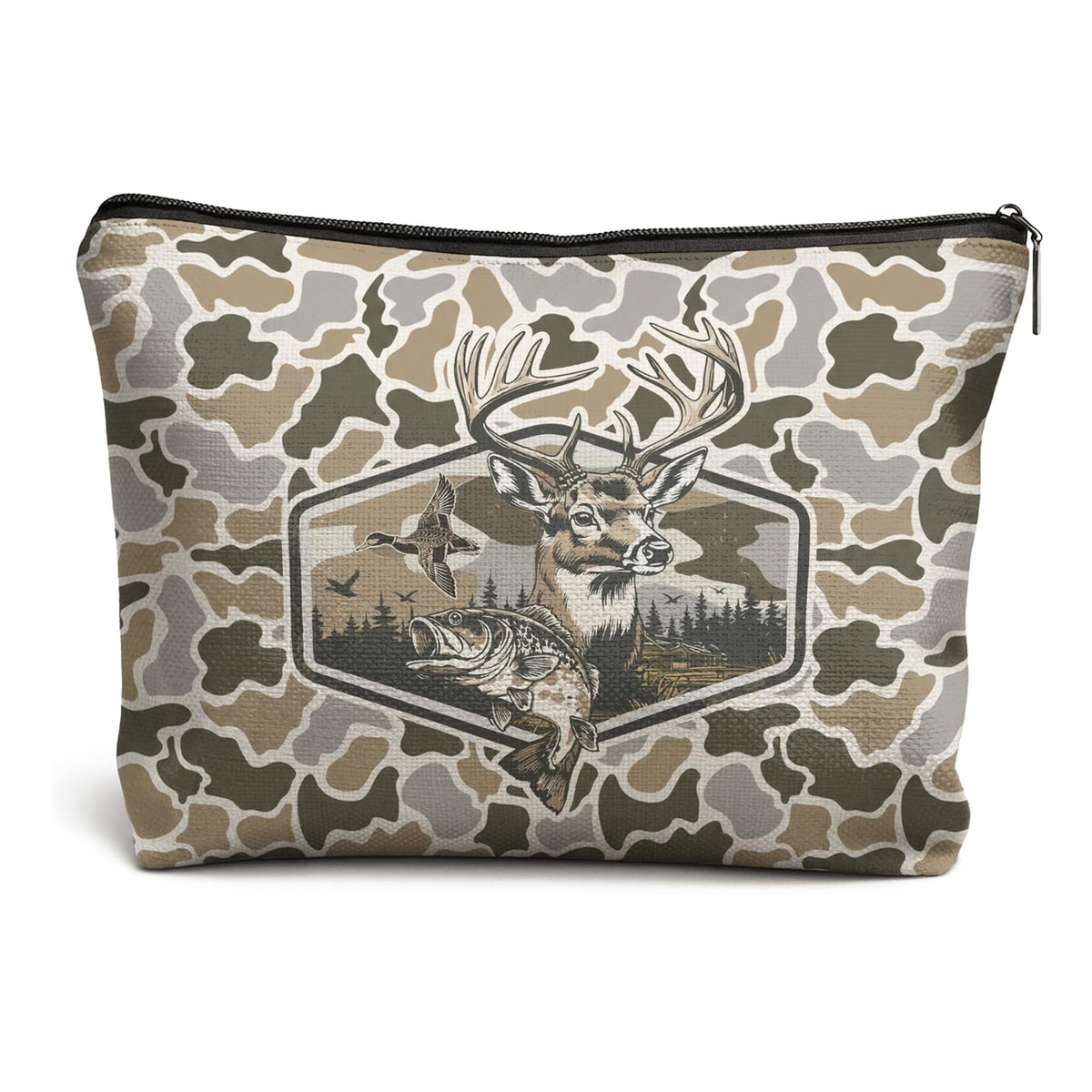 Mallard Duck Camo Makeup Bag
