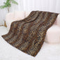Cow Print Blanket for Couch Bed, Fuzzy Fleece Soft Blankets and Throws, Brown White Western Home Decor, All Season Cozy Birthday Gifts for Cow Lovers Women Men Girls Boys, 50x60 Inches