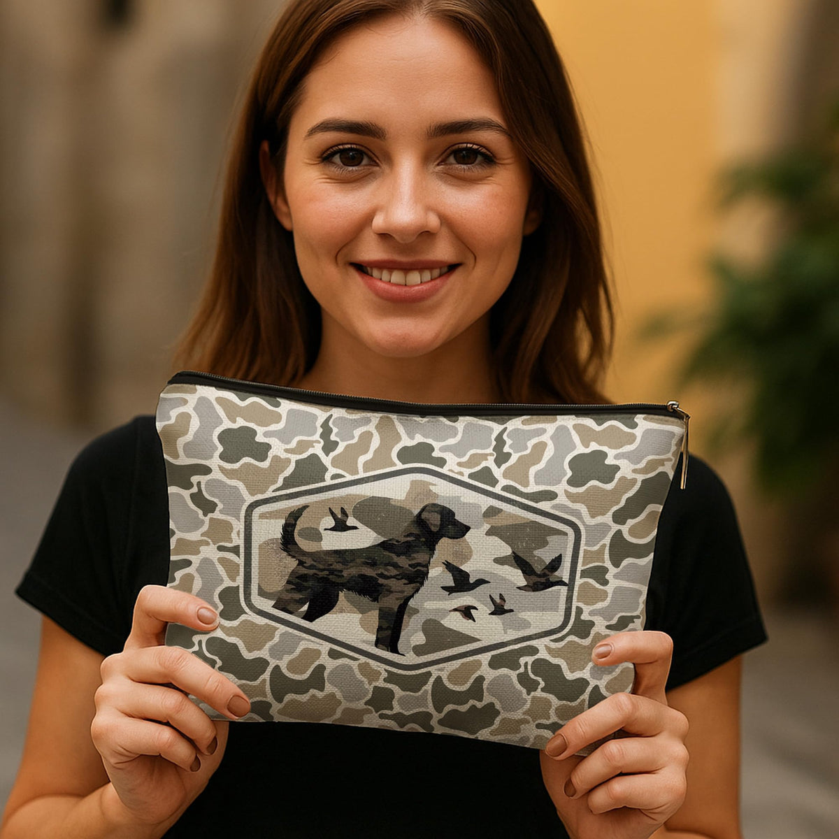 Mallard Duck Camo Makeup Bag