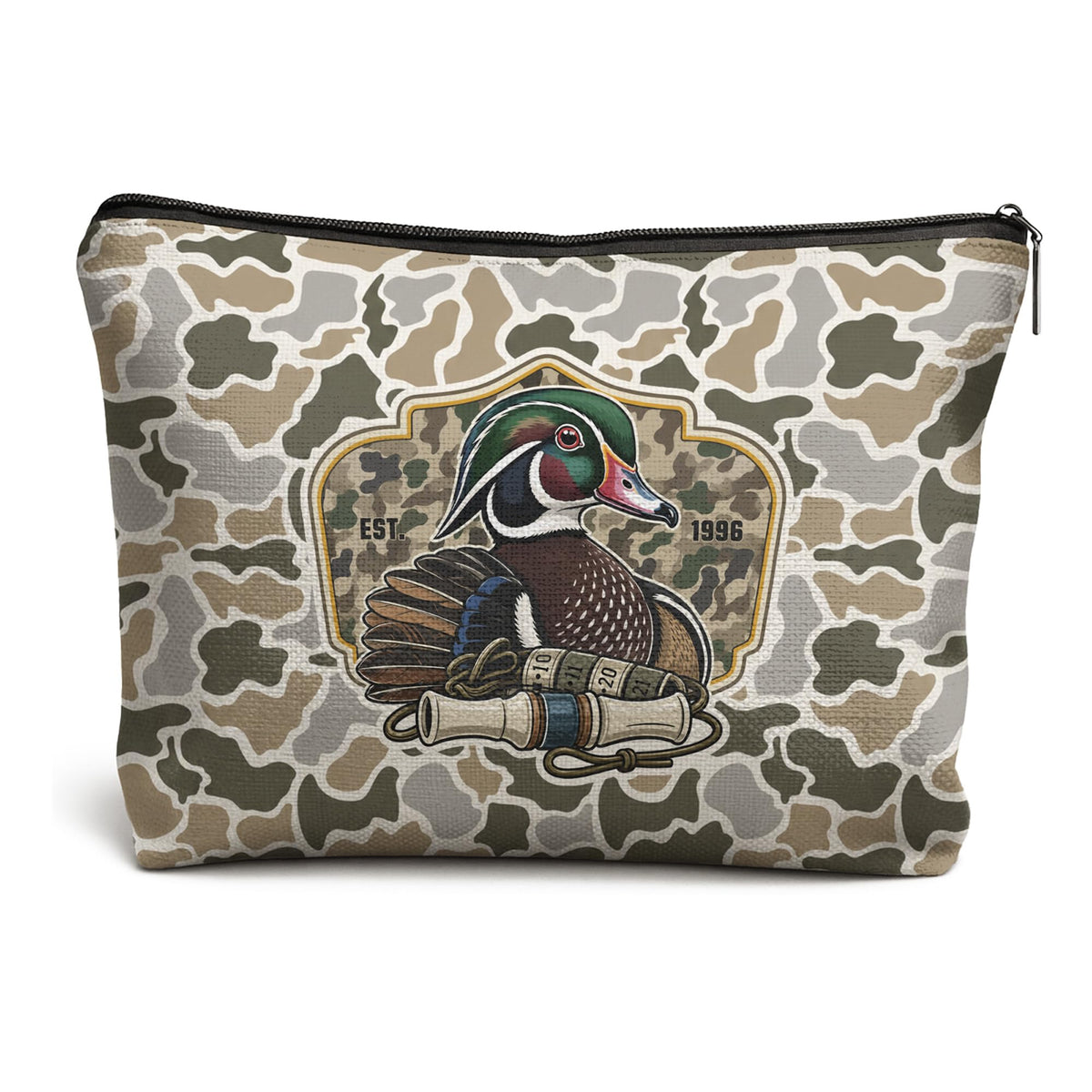 Mallard Duck Camo Makeup Bag