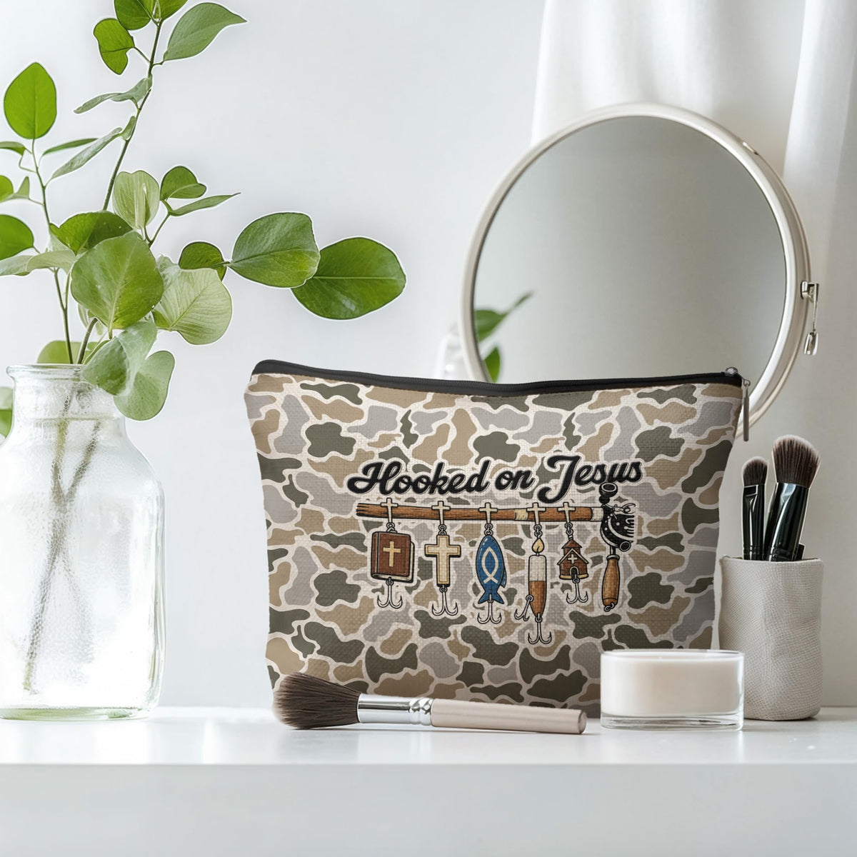 Mallard Duck Camo Makeup Bag