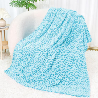 Cow Print Blanket for Couch Bed, Fuzzy Fleece Soft Blankets and Throws, Brown White Western Home Decor, All Season Cozy Birthday Gifts for Cow Lovers Women Men Girls Boys, 50x60 Inches