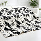 Cow Print Blanket for Couch Bed, Fuzzy Fleece Soft Blankets and Throws, Brown White Western Home Decor, All Season Cozy Birthday Gifts for Cow Lovers Women Men Girls Boys, 50x60 Inches