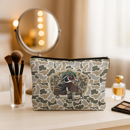 Mallard Duck Camo Makeup Bag