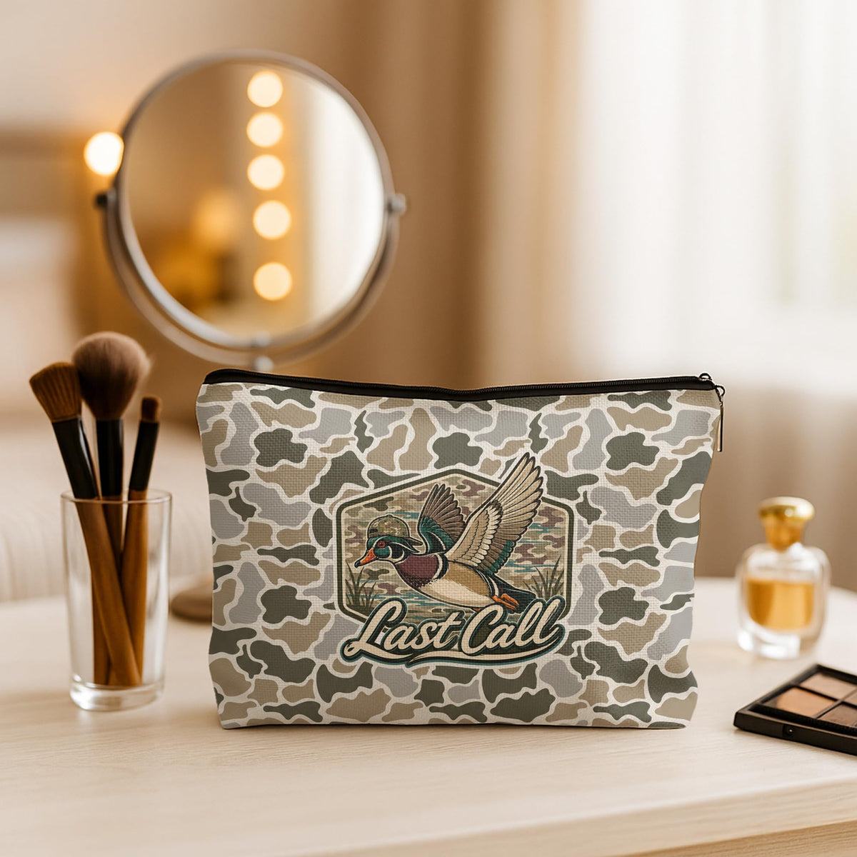 Mallard Duck Camo Makeup Bag