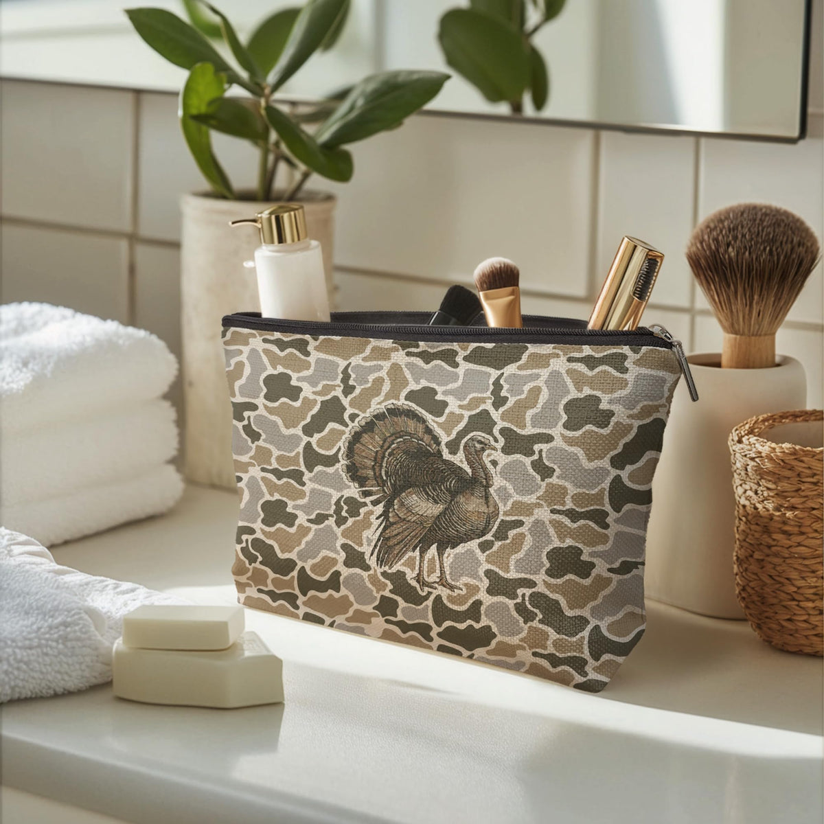 Mallard Duck Camo Makeup Bag