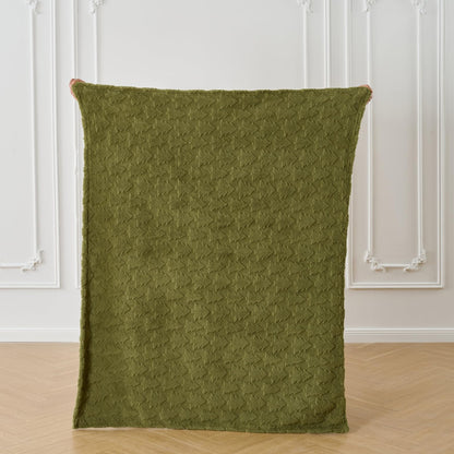 Rust Throw Blanket - Soft & Fluffy Fleece, Cute & Aesthetic, Perfect for Sofa, Couch, Chair, Bed, Living Room & Bedroom, All-Season Use, Plush & Cozy Decorative Blanket