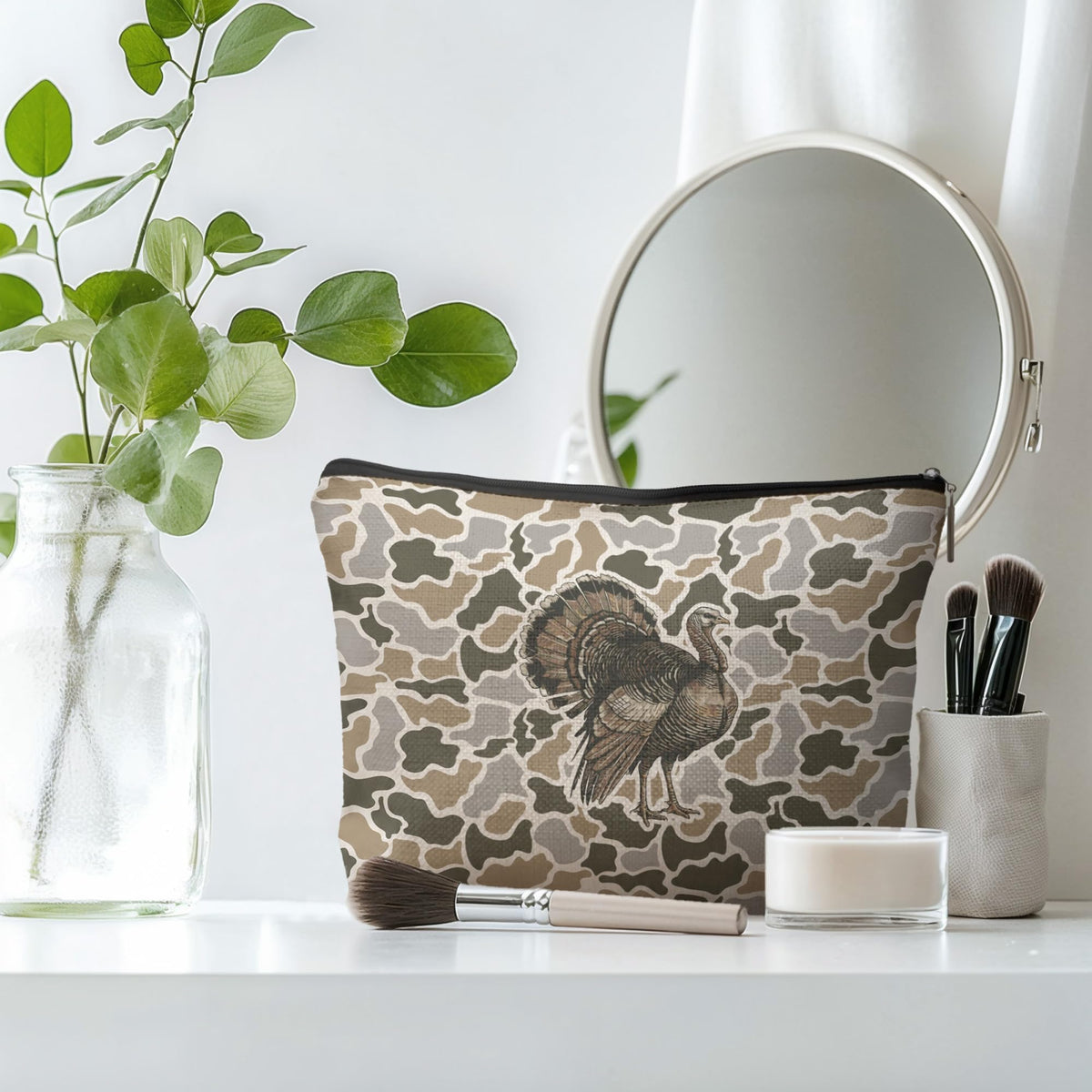 Mallard Duck Camo Makeup Bag