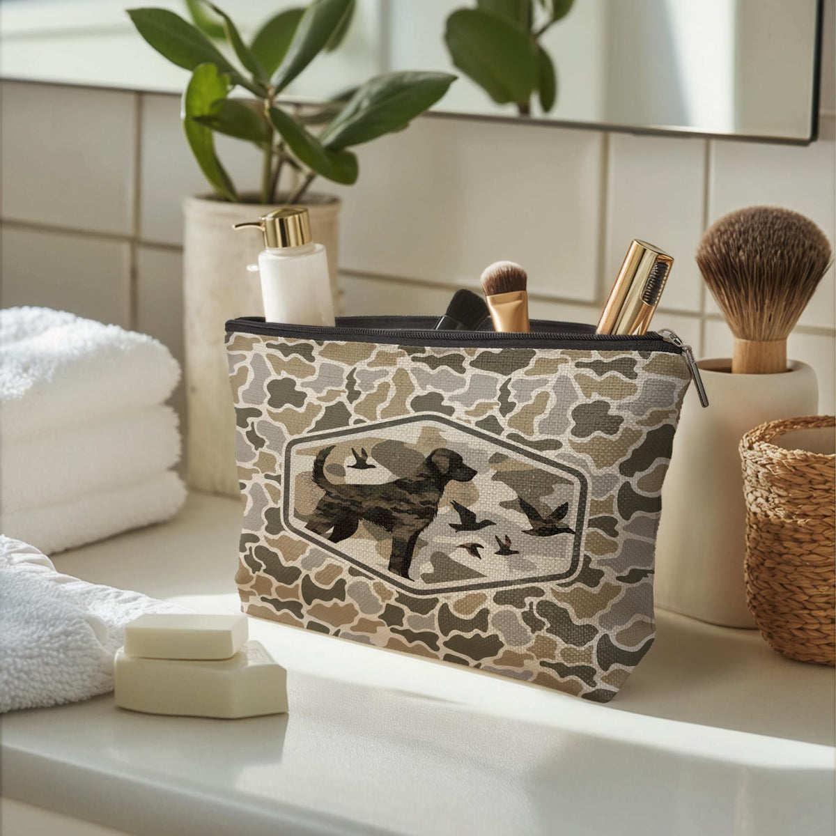Mallard Duck Camo Makeup Bag