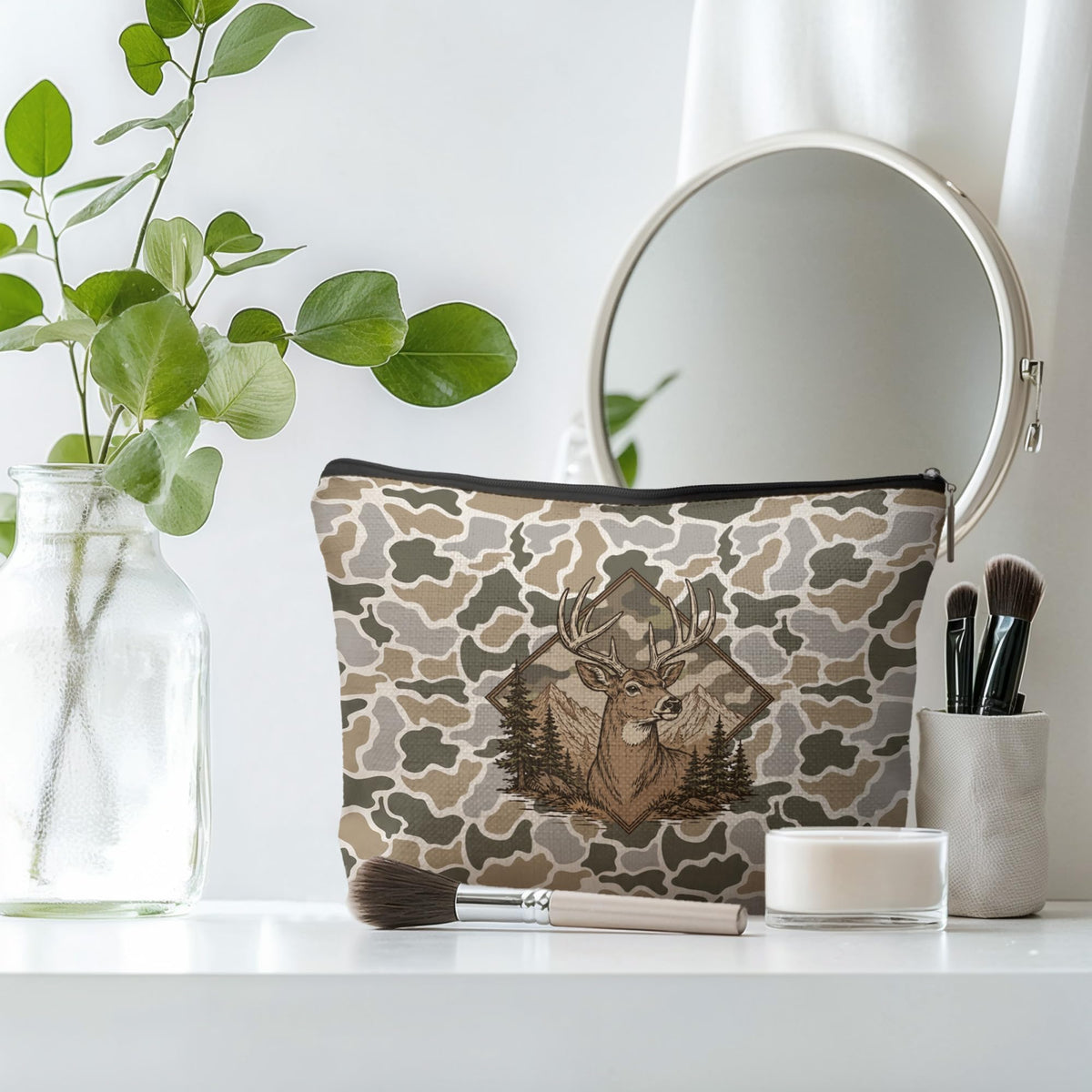 Mallard Duck Camo Makeup Bag