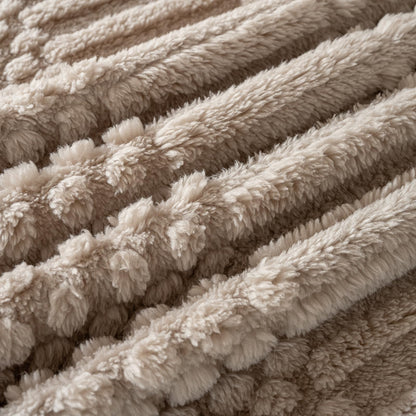 Rust Throw Blanket - Soft & Fluffy Fleece, Cute & Aesthetic, Perfect for Sofa, Couch, Chair, Bed, Living Room & Bedroom, All-Season Use, Plush & Cozy Decorative Blanket