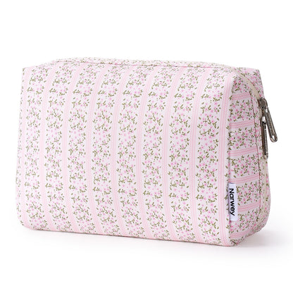 Narwey Makeup Bag Travel Toiletry Bag, Cosmetic Bag for Women Girls
