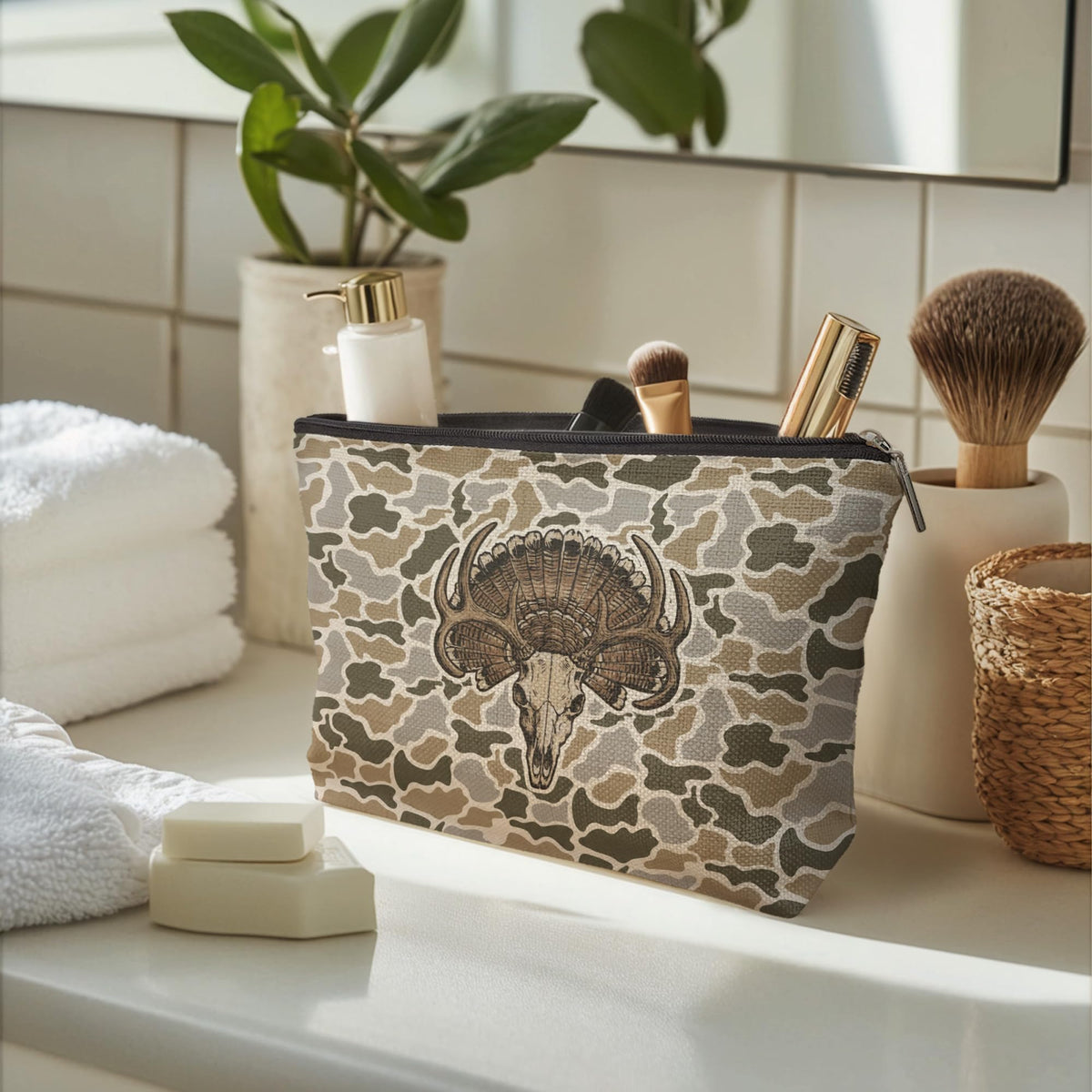 Mallard Duck Camo Makeup Bag
