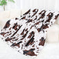 Cow Print Blanket for Couch Bed, Fuzzy Fleece Soft Blankets and Throws, Brown White Western Home Decor, All Season Cozy Birthday Gifts for Cow Lovers Women Men Girls Boys, 50x60 Inches