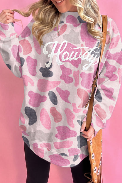 Howdy Camo Western Pullover Sweatshirt